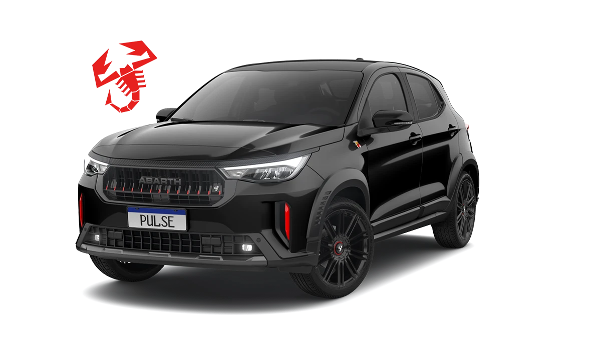 PULSE ABARTH TURBO 270 FLEX AT 4P 2027 PRETO VULCANO COURO EMBOSSED BIG SCO